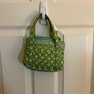 Mini Vera Bradley Tote in Apple Green